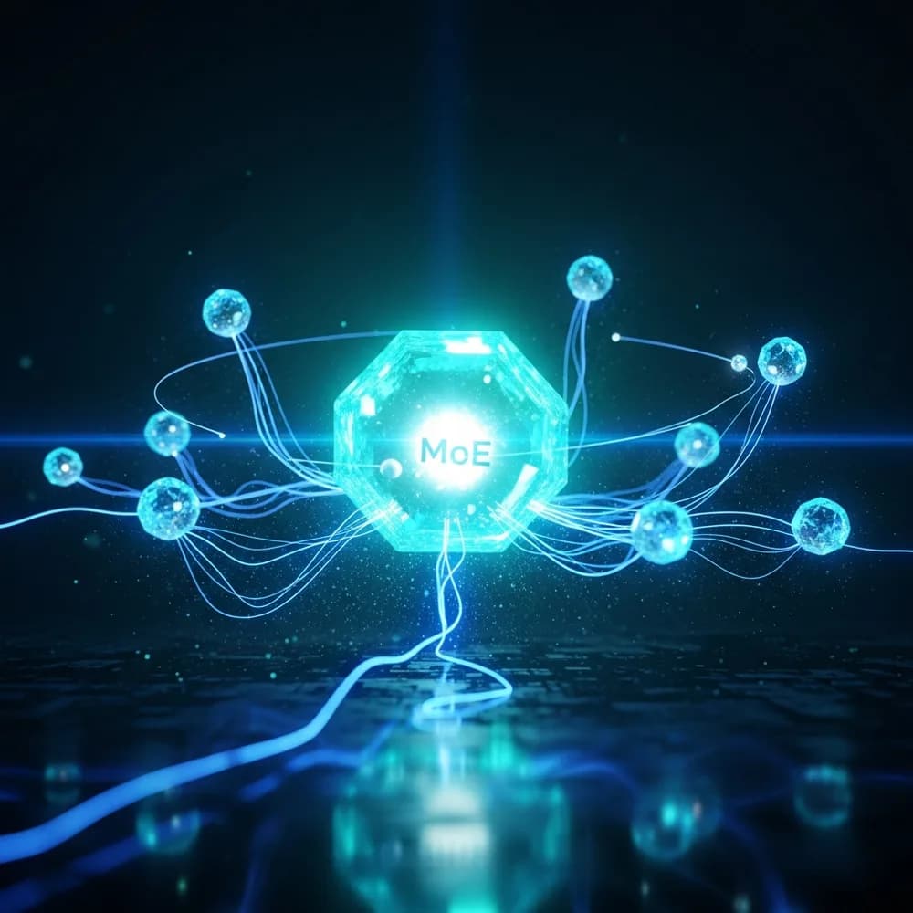 Visualization of the Mixture-of-Experts (MoE) Architecture