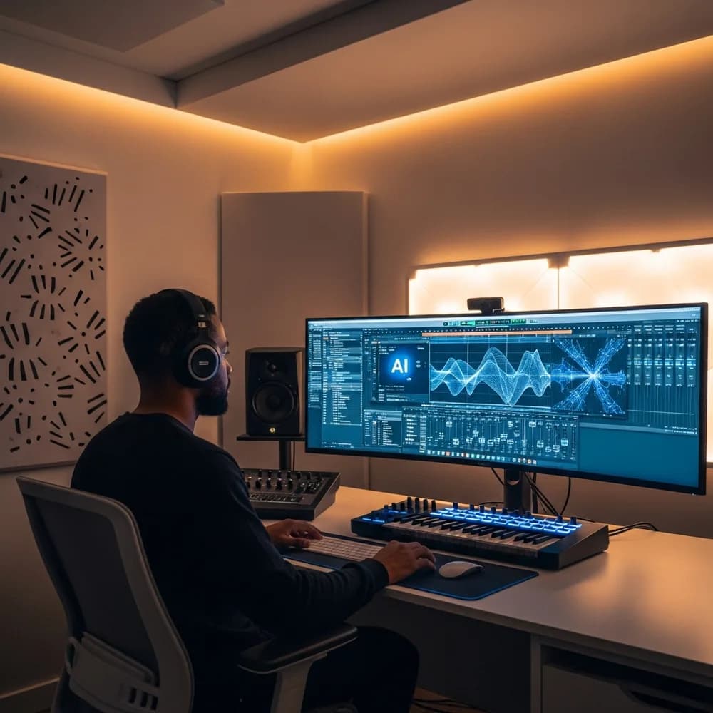 AI-Enhanced Music Production Workflow