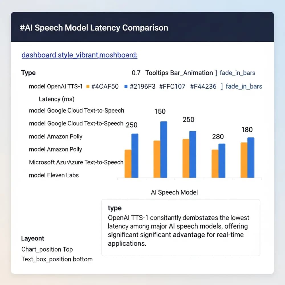 Latency Comparison: TTS-1 vs Industry Competitors